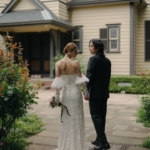 Hermione de Paula  WILD ROSE BUSTIER GOWN