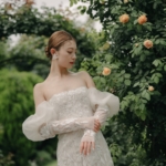 Hermione de Paula  WILD ROSE BUSTIER GOWN