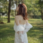 Hermione de Paula  WILD ROSE BUSTIER GOWN