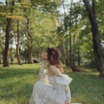 Hermione de Paula  WILD ROSE BUSTIER GOWN